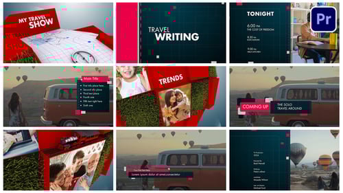 Dynamic Travel Show Opener and Lower Thirds