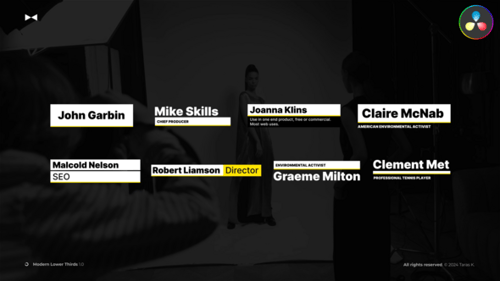 Modern Lower Thirds \ DR