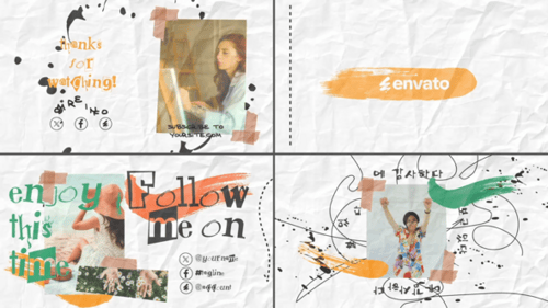 Crumpled Paper Slides for Premiere Pro