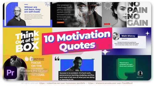 Animated Motivation Quotes Pack for Dynamic Text Reveals