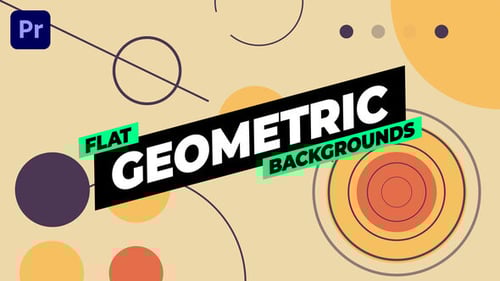 Dynamic Animated Geometric Shapes and Modern Backgrounds Pack