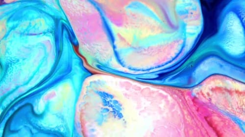 Abstract Colorful Invert Sacral Paint Exploding Texture 216