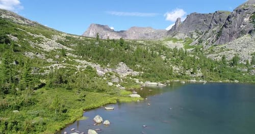 Mountain Landscape with Lake