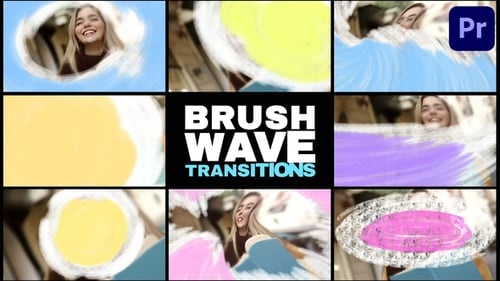 Brush Wave Transitions for Premiere Pro