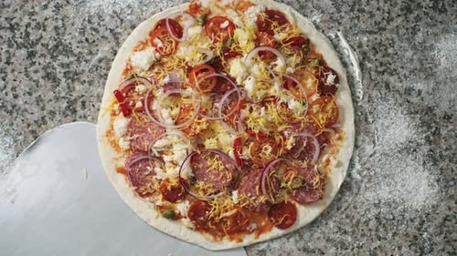 Tomar pizza para hornear