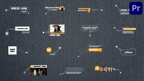 Callouts Titles for Premiere Pro