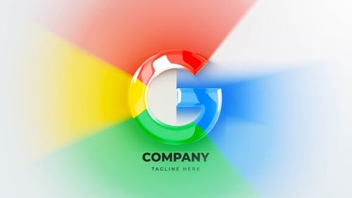 Abstract Glossy Light Logo Reveal Intro