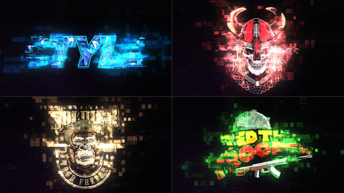 Intro in das Glitch-Logo