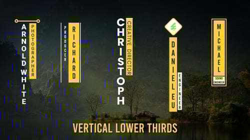 Vertical Lower Thirds