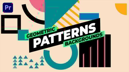 Dynamic Abstract Geometric Patterns Animation Pack