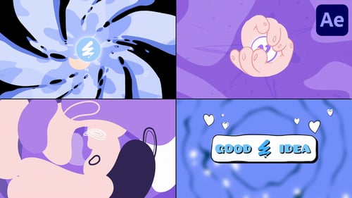 Logo Hands Liquid para After Effects