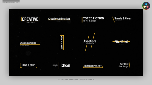 Minimal Titles 2.0 \ DR