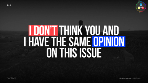 Text Titles 1.0 \ DR