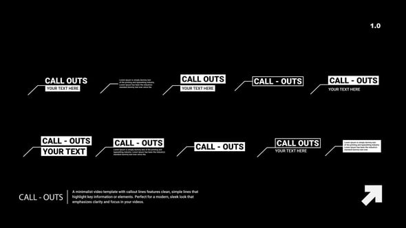 Minimal Call - Outs | PP, Titles ft. call out & callout - Envato