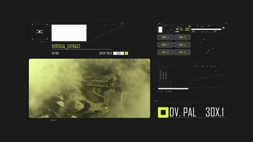 HUD Typography Track Element