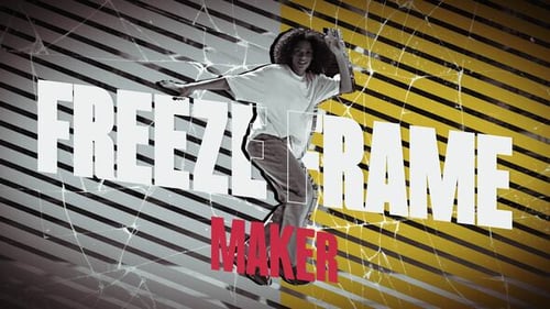 Dynamic Freeze Frame Text Titles with Glitch Reveal