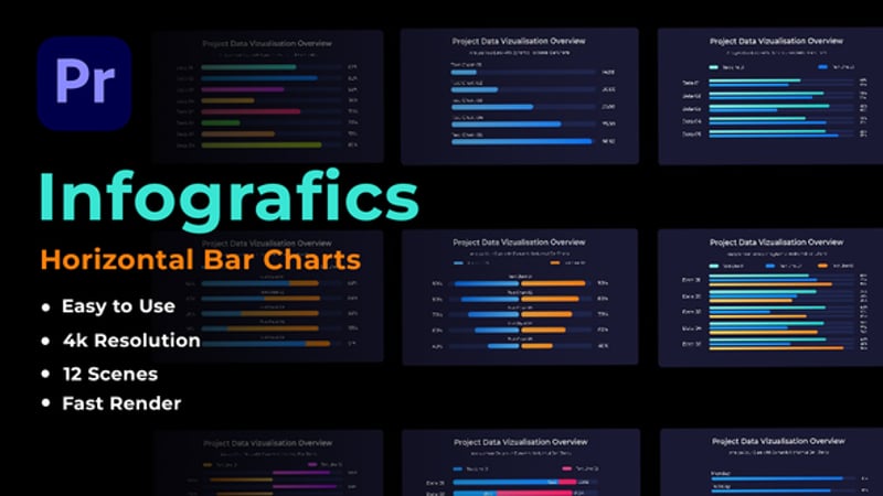 Analytics Infographics for Premiere Pro | Business Graphics & Charts ...
