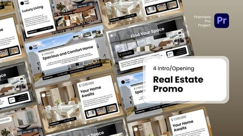 Modern Real Estate Property Showcase Video Intro
