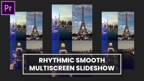 Smooth Media Gallery Slideshow Instagram MOGRT for Premier Pro