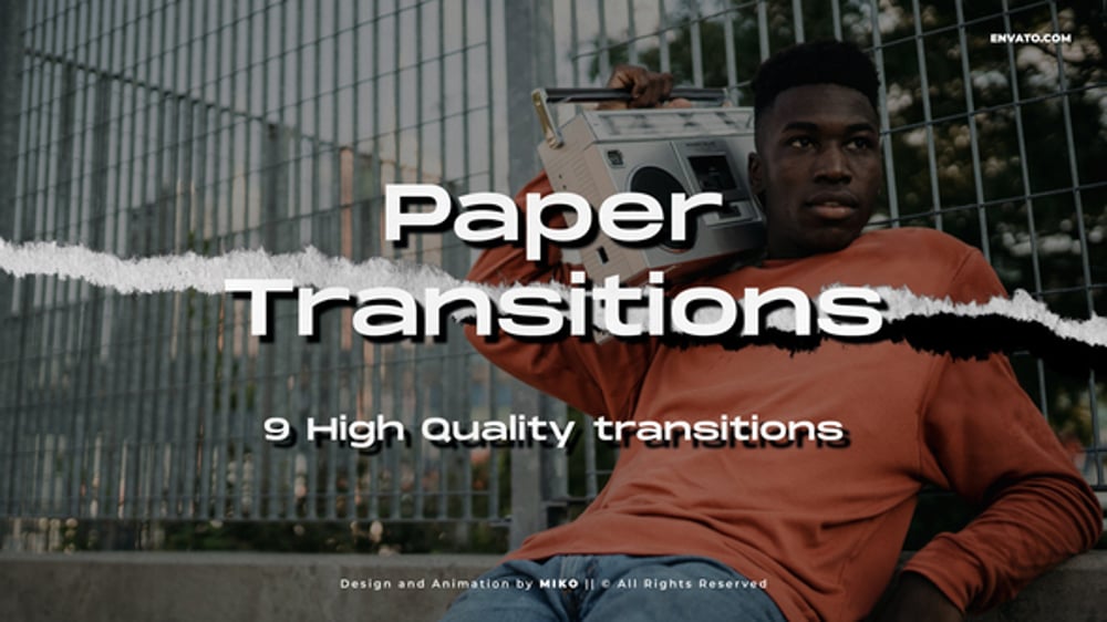 Paper Transitions, Elements ft. paper fold transition & paper torn - Envato