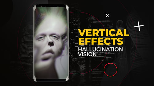 Vertical Hallucination Vision Effects | After Effects