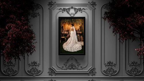Wedding Slideshow in a Rococo style decor