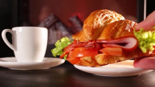 Low Key Hot Tea White Cup Saucer