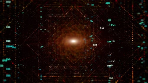 Tunnel numérique de particules et de données numériques 00772