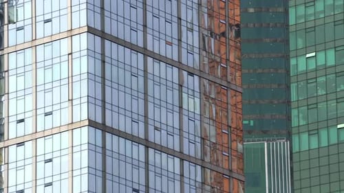 Skyscrapers of the Business City and Financial Commercial District of Moscow City
