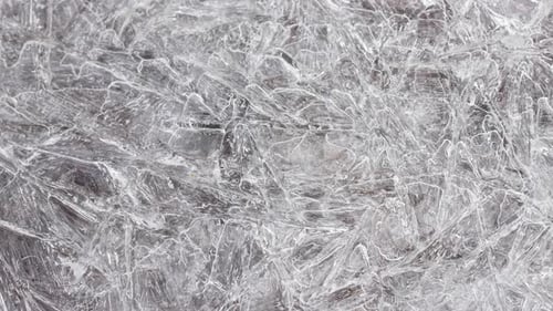 Icy Close-Up: Abstract Winter Texture