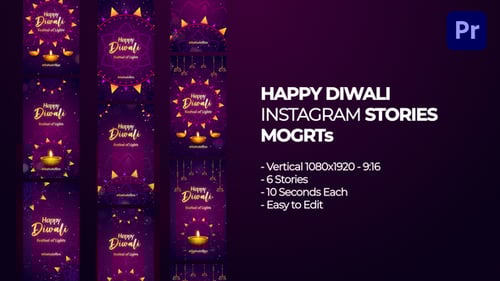 Diwali Festival Celebration Animated Instagram Stories