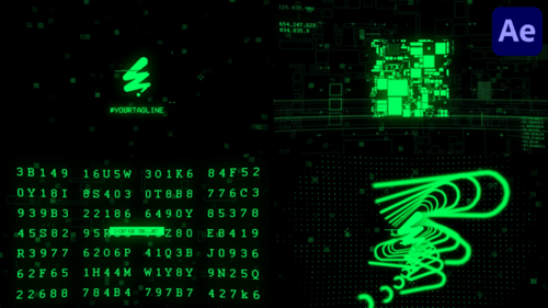 Glitch Logo for After Effects