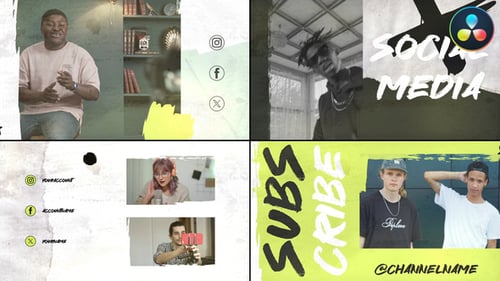 Brush Youtube Slides for DaVinci Resolve