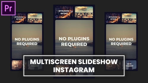 Dynamic Multi-Screen Slideshow Opener for Social Media
