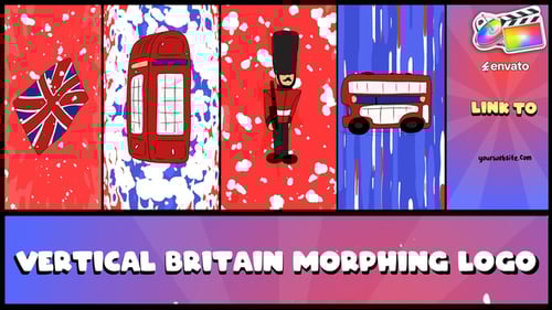 Vertical Britain Morphing Logo for FCPX