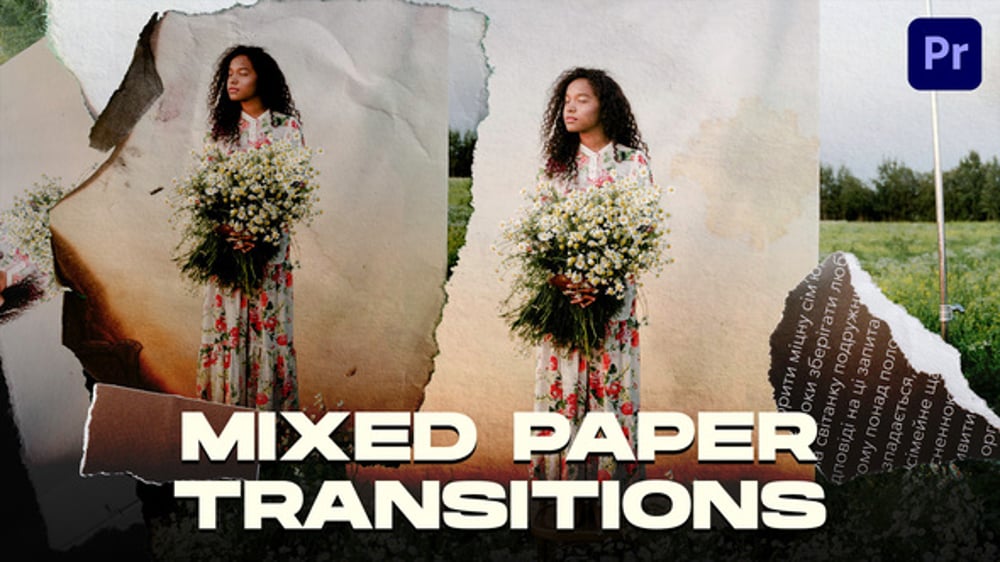 Dynamic Grunge Paper Rip Transitions for Video Projects, Elements ft ...