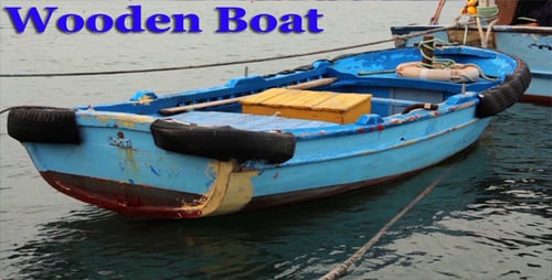 Boot aus Holz