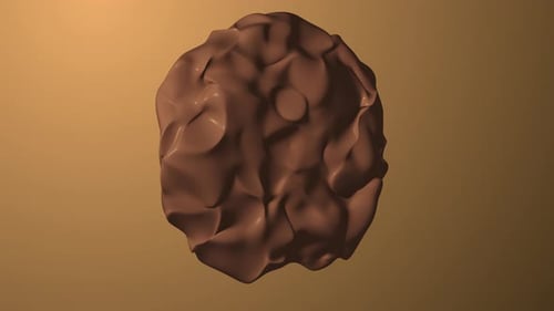 Liquid Chocolate Ball is Abstractly Deformed