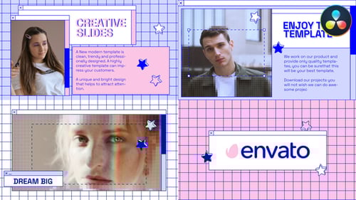 Nostalgic Creative Slides for DaVinci Resolve