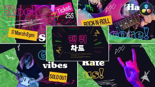 Rock Slides pour DaVinci Resolve