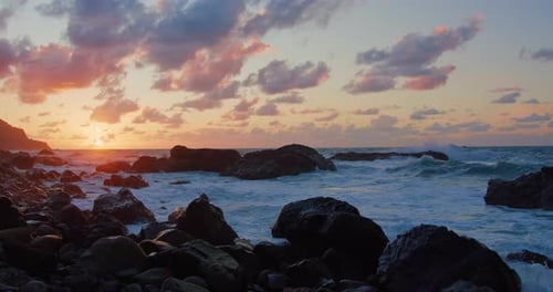 Sunset Over Ocean