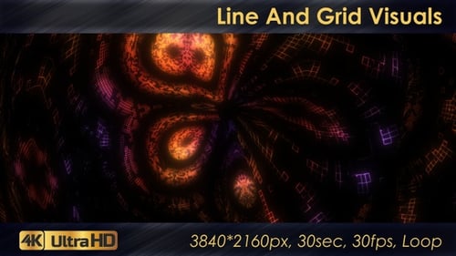 Linien- und Grid-Visuals