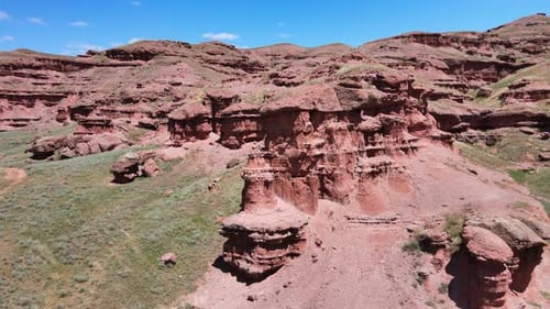 fairy chimneys aerial view