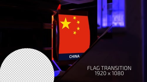 Übergang zur chinesischen Flagge