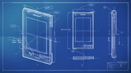 Smartphone Blueprint Animation