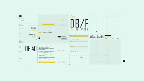 HUD Typography Medical Screen