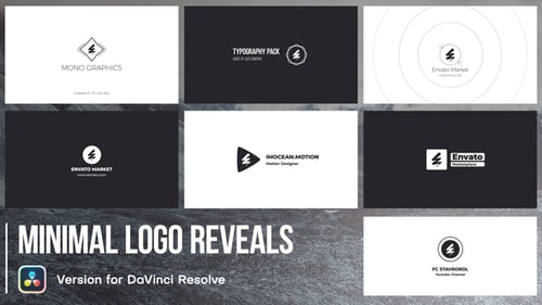 Minimal Logo Reveals | DaVinci Resolve