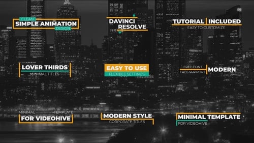 Lower Thirds Animation in Davinci Resolve