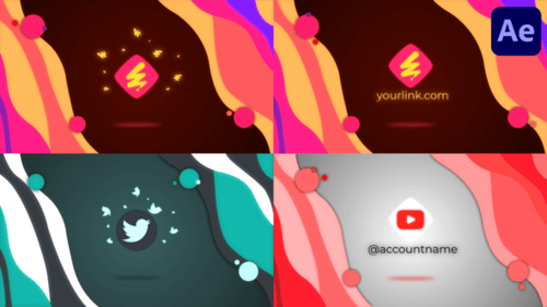 Dynamic Fluid Wavy Abstract Logo Reveal