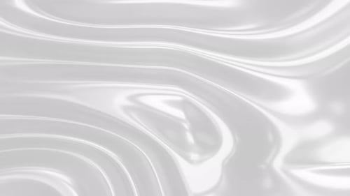 Abstract Fluid White Waves Motion Background Seamless Loop